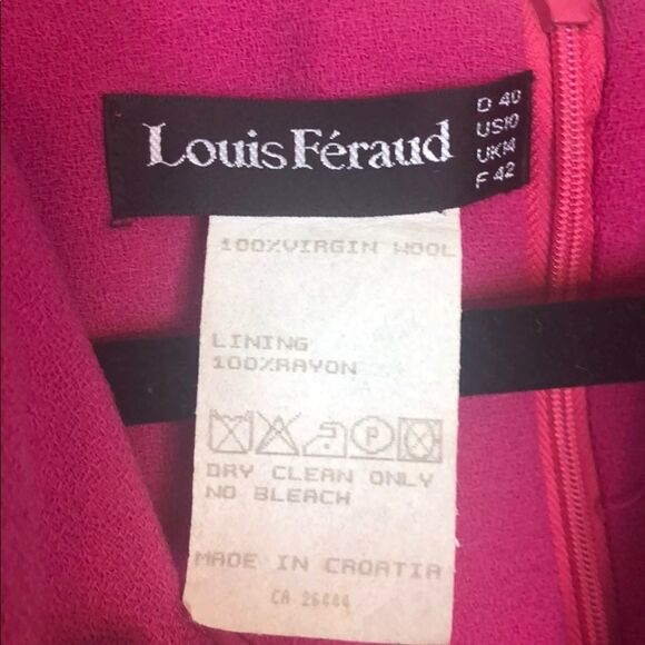 Louis Feraud vintage sheath dress 10 (1369) - Picture 3 of 6